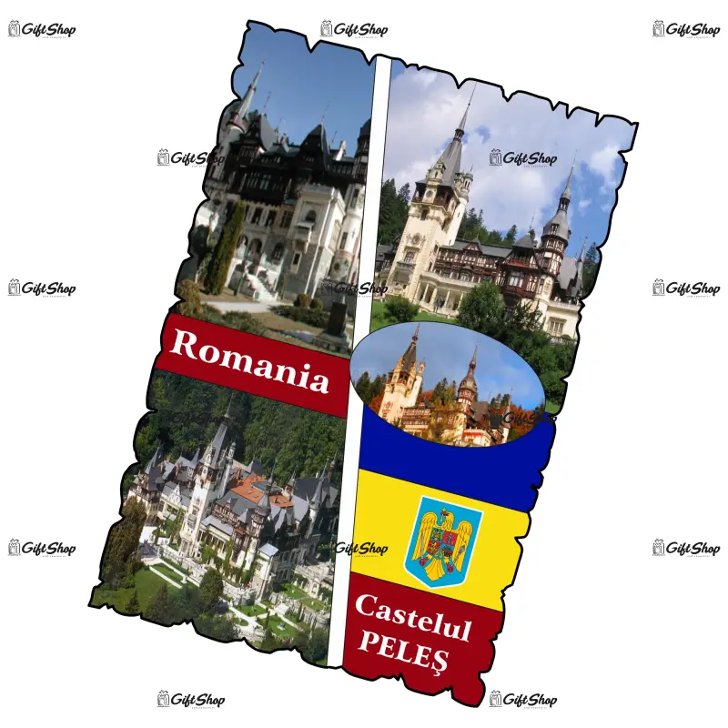 Castelul peles romania, magnet frigider mgs176